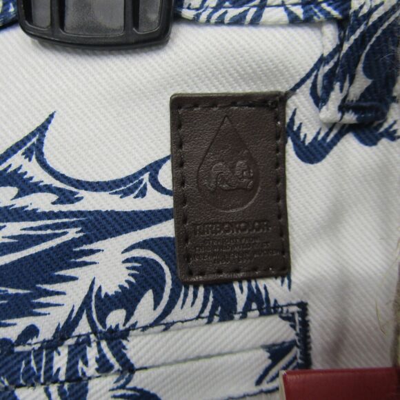 Turbokolor Men's Artistic Shorts Abstract Wave Fish Pattern Cotton Poland Sz 32 - Picture 10 of 12